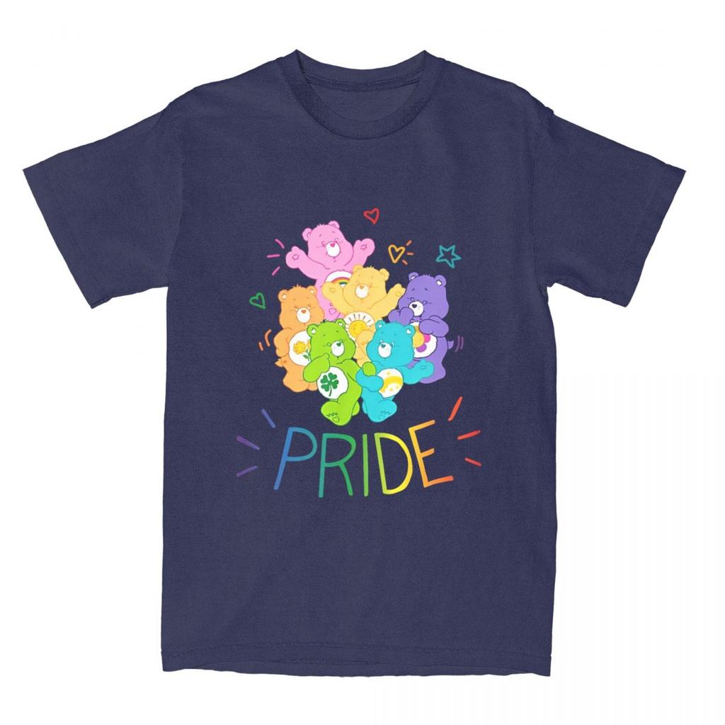 Rainbow Pride And Doodles Men Women's T Shirts Vintage Tees Short Sleeve Crewneck T-Shirt Cotton Plus Size Tops