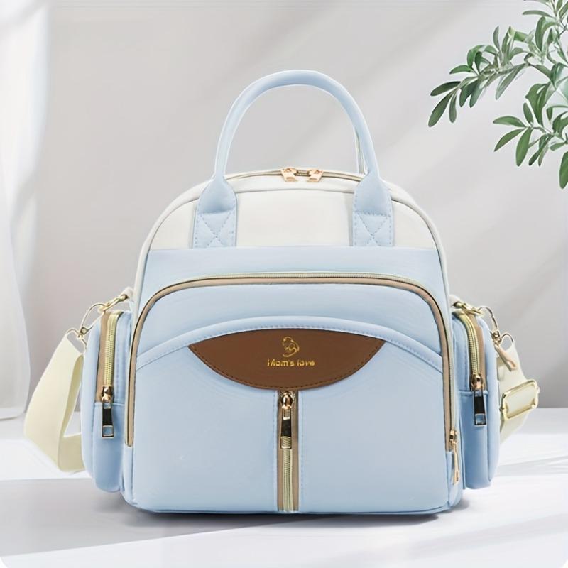 Многофункциональная сумка для родителей большой вместимости - Легкий винтажный рюкзак, Стильная дорожная наплечная сумка с 4 вариантами цвета, Идеальный праздничный подарок