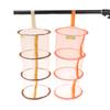 Hanging Cage Zipper Drying Basket 3 Layer Hanging Net Mesh Storage Bag Organizer