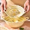 Pellson French Country Ceramic Eared Soup Bowls