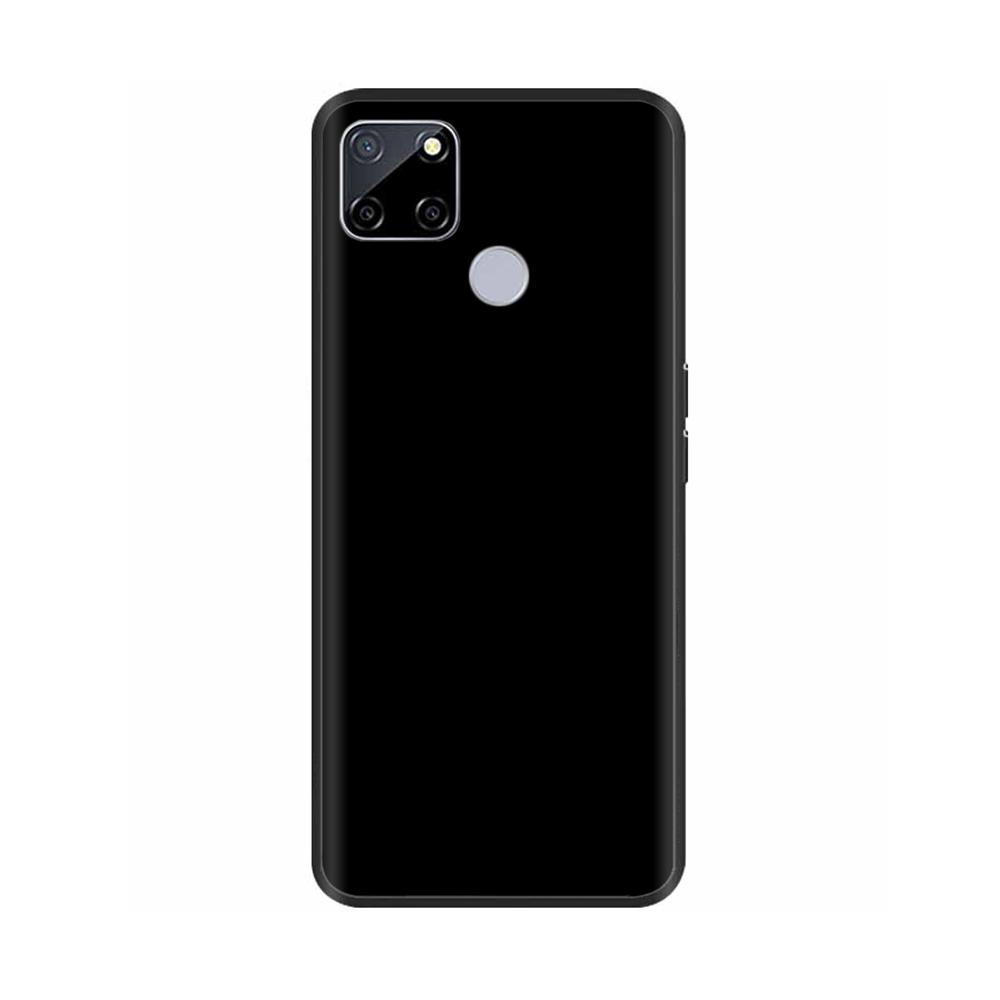 Чехол для Realme C25 C25s Мягкий Милый Чехол для OPPO Realme C25Y C21Y Силиконовый Черный ТПУ Чехол для Телефона Для OPPO Realme C21 Цветочный Чехол
