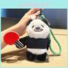 Table Tennis Series Panda Plush Keychain With Polyester Material For Collectors And Gift Enthusiasts