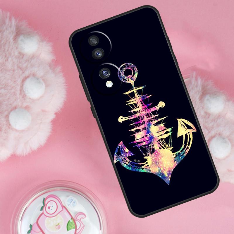 Морской Якорь Лодка Море Чехол Для Honor Magic 7 5 6 Lite Pro Honor 200 Pro 50 70 90 X9b X9a X8b X8a X8 X9 X9c Чехол