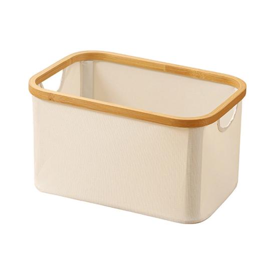 Storage Basket Foldable Deep Large Capacity Thickened Stable Structure With Handle Keep Neat Space Saving Toy Clothes Storage Backet Laundry Backet