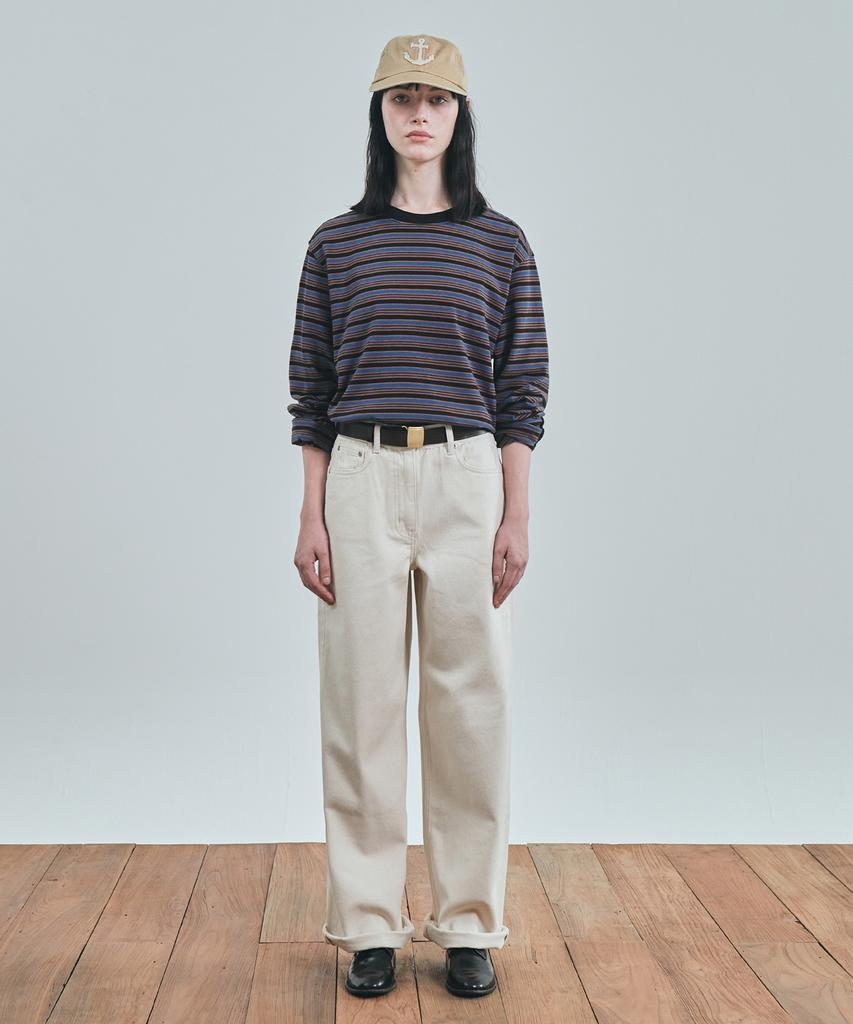 UNIFORM BRIDGE Denim Pants Wide Fit 10Oz(Women) Natural
