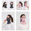 Thickened Face Shield Floral Pattern Cycling Face Shield  Winter Outdoor Activities