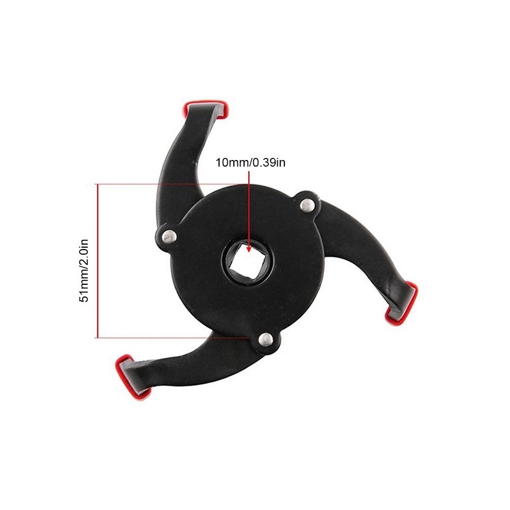 53 108мм Ключ для масляного фильтра 3 губки Регулируемый Съемник Универсальный инструмент для ремонта автомобилей