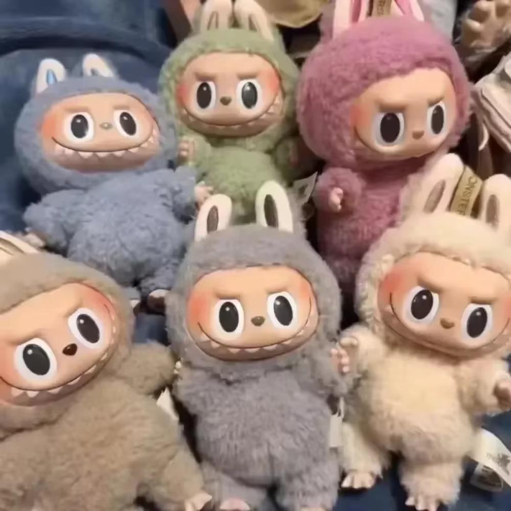 Высокое качество милый Labubu монстры коробка игрушки сердечный макарон Kawai Guess сумка фигурка модель сумка подарок 1:1 Поддельные товары Подарки