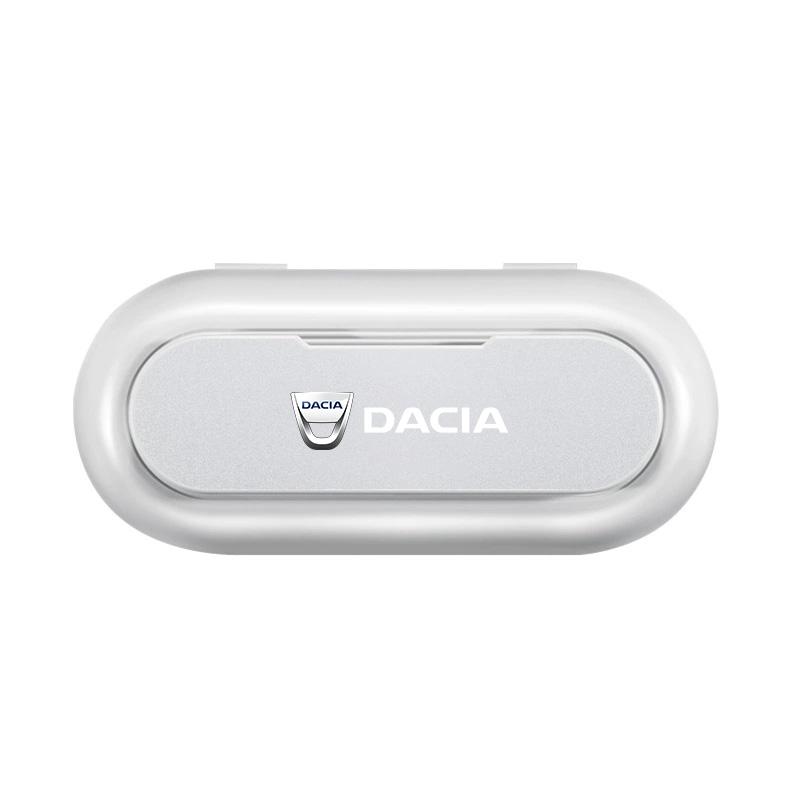 1 шт. Автомобильный солнцезащитный козырек Органайзер-держатель для хранения очков Автостайлинг Для Renault Dacia Clio Laguna 2 Megane 2 3 Duster Logan Captur