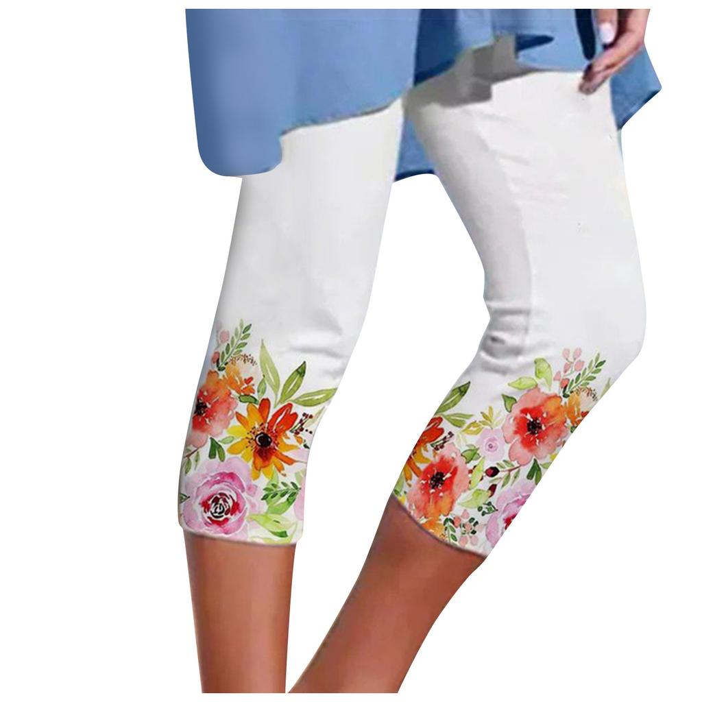 Повседневные леггинсы, обтягивающие сексуальные дышащие леггинсы с принтом Капри