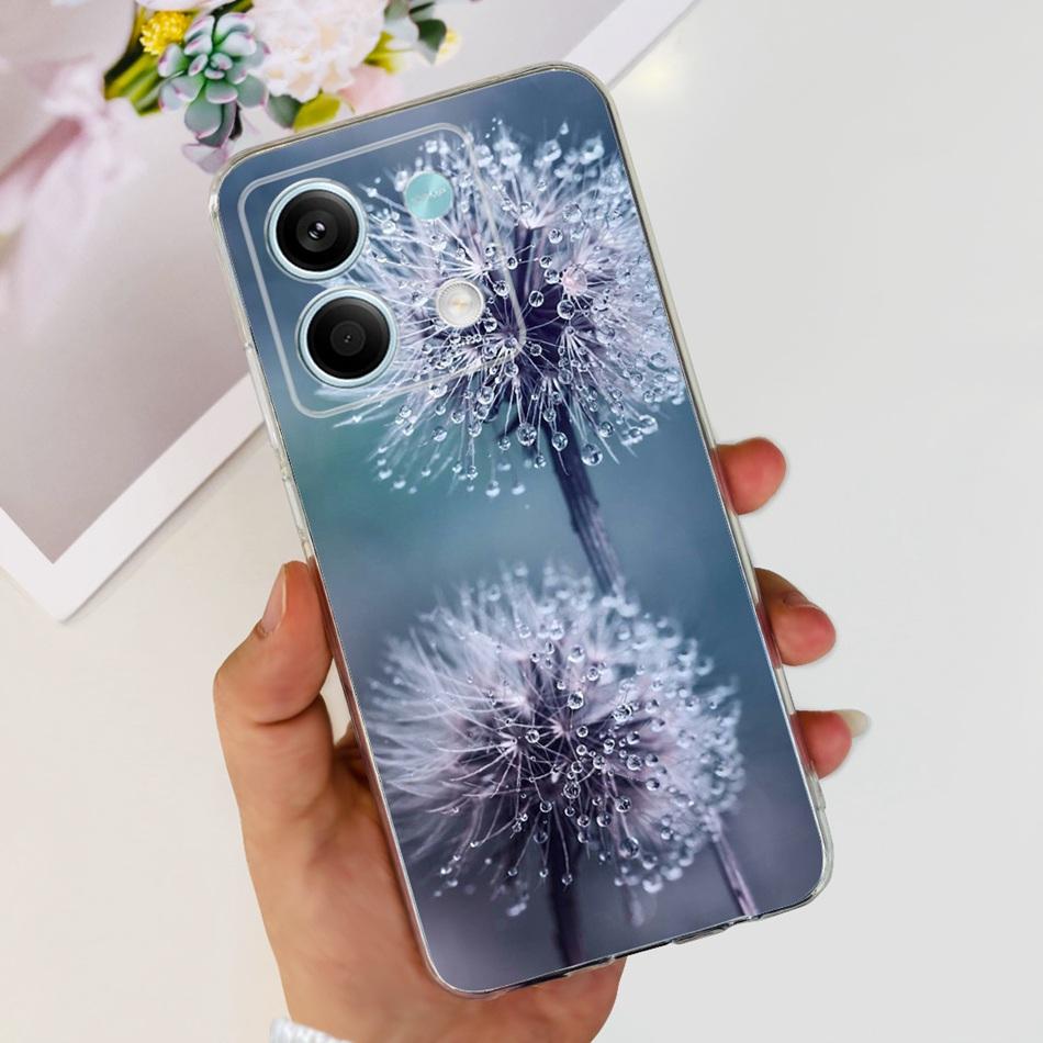 For Xiaomi Redmi Note 13 4G Case Redmi Note 13 Pro 4G Global Cute Soft Silicone TPU Slim Cover For Redmi Note13 13Pro 4G