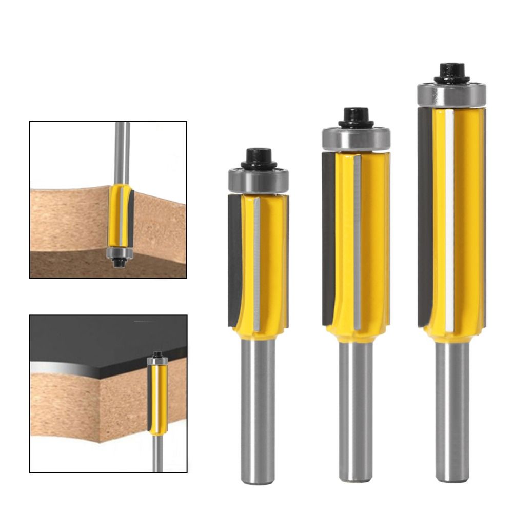 8mm Shank Trimming Cutter Carbide Slotting Cutter Convenient Milling Cutter Woodworking