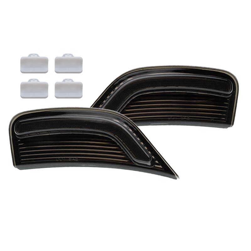 Smoked Fender Side Marker Lamp For -2024 Chevy Tahoe GMC Yukon Cadillac Escalade LED Bumper Wheel Elevation Welcome Lighting