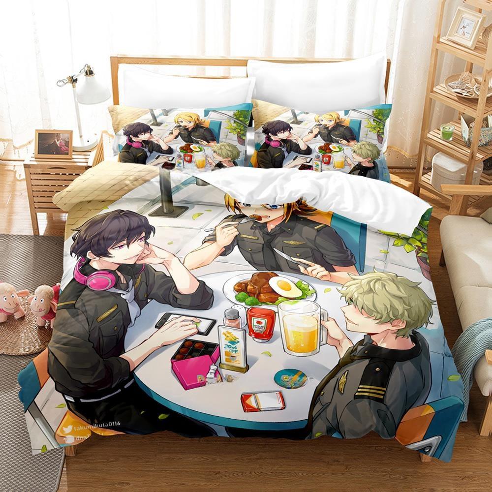 3D Cartoons Game Helios Rising Heroes Bedding Collection Single Twin Full Queen King Size Bed Collection Adult Kid Bedroom Duvet Cover Collections