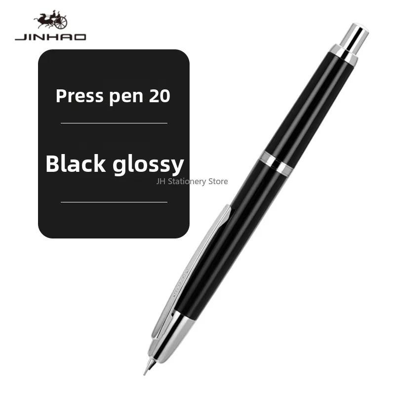 JINHAO 20 Пресс-перьевая ручка Элегантная Роскошная Чернильная ручка F EF Перо Пишущие Каллиграфические ручки Школьные Принадлежности Канцелярские товары