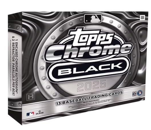 TOPPS MLB 2025 CHROME BLACK BASEBALL HOBBY