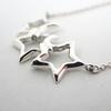 [Used] TIFFANY/Tiffany 925 Triple Star Necklace/j70-6