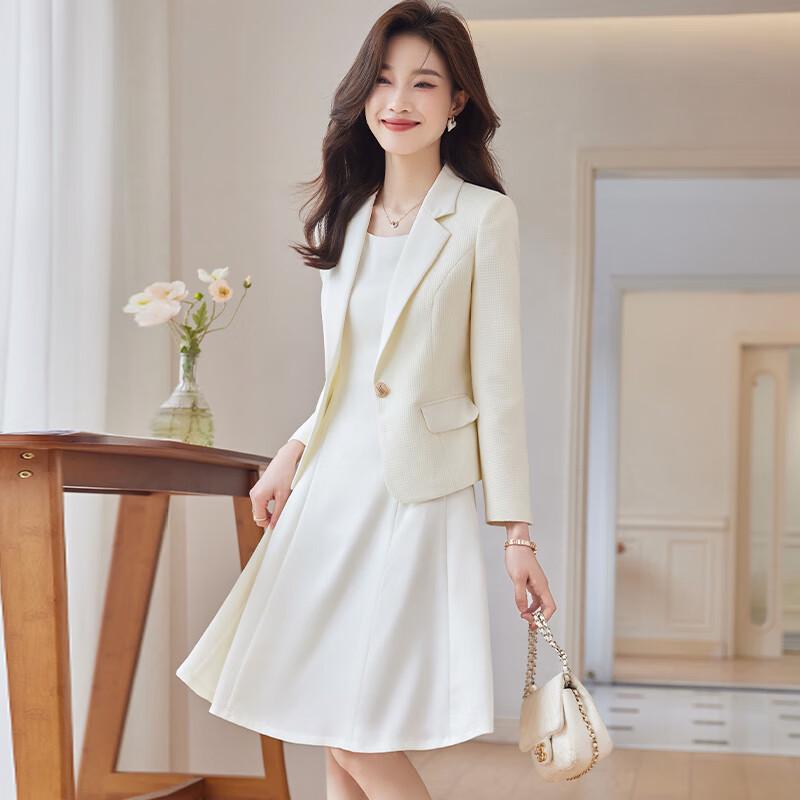 Женский двусторонний костюм-платье с длинным рукавом