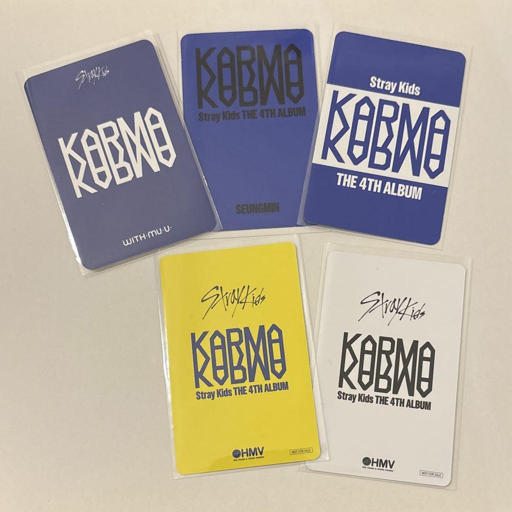 [Б/У] straykids KARMA Сынмин торговая карточка