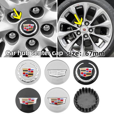 Для Escalade Deville CTS CT5 XT5 XTS XLR BLS SLS STS ATS 67 мм 4 шт. Колпачки ступицы колеса автомобиля Крышка Эмблема Аксессуары
