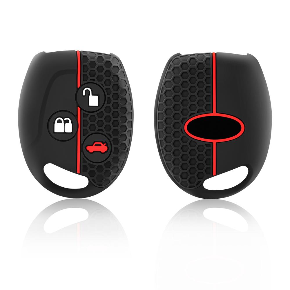 Силиконовый автомобильный брелок для ключей, чехол, сумка, аксессуары, пригодные для Ford Mondeo Fiesta Focus C-Max KA GALAXY