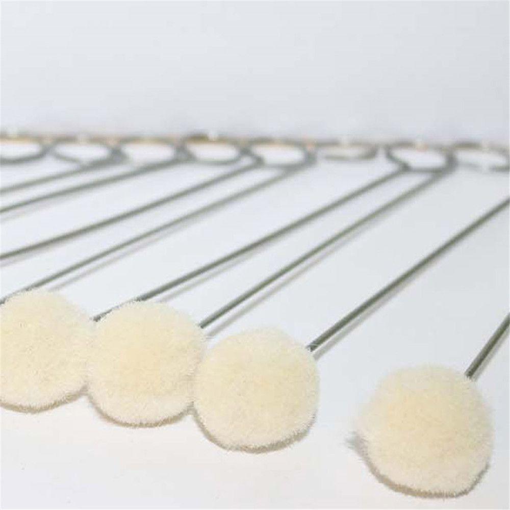 Dyeing Leather Wool Balls Brush Dauber Assisted Leather Dyeing Brush DIY Leather Tool