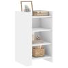 VidaXL Buffet blanc 45x35x75 cm bois d'ingénierie, armoire, armoire latérale, armoire de rangement, armoire, placard, buffet 848381