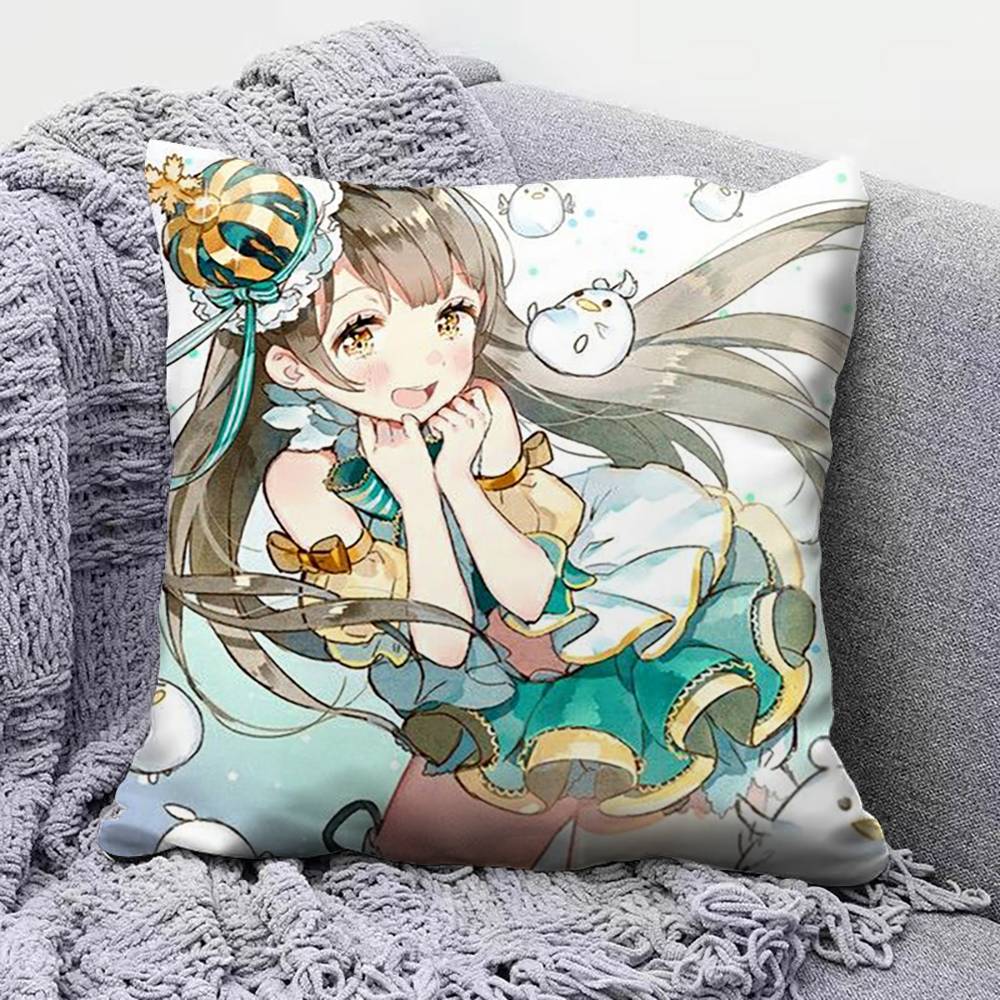 Minami Kotori Anime Girl Love Live  Home Sofa Cushion Covers and Aecorative Custom Pillow Covers