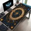Celestial Zodiac Large Desk Pad Vintage Golden Starry Magic Circle Non Slip Rubber Mouse Pad For Pc Gamer Desktop Decor