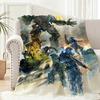 Game Titanfall 2 Throw Lightweight 240g Flannel Blanket Soft Skin-friendly for Summer Cooling