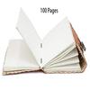 Leather Handmade Paper Notebook Dairy with Lock for Office Home