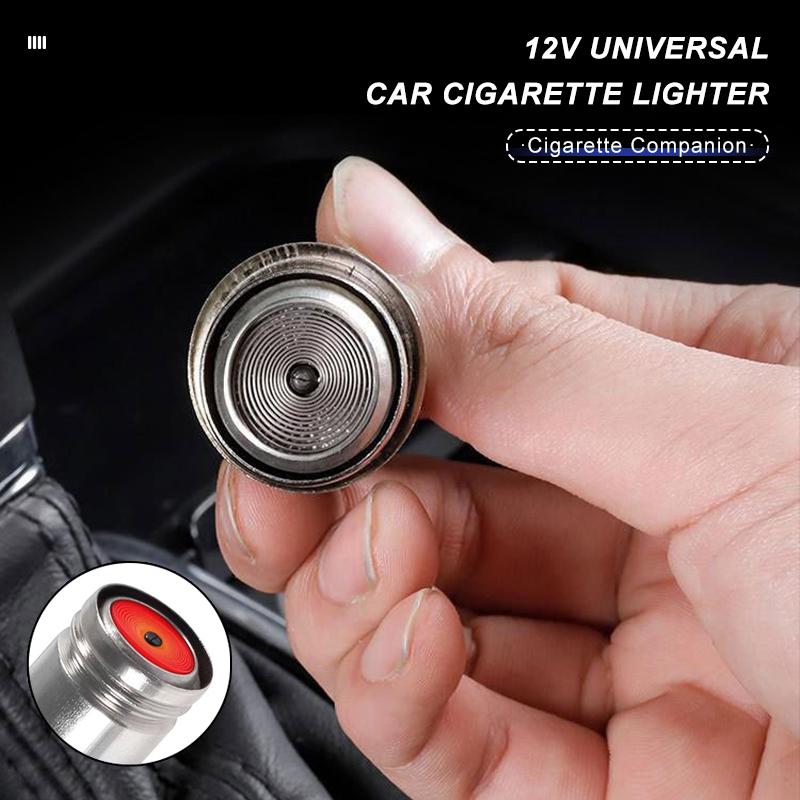 CKTJ8 Universal Car Aluminum Alloy Cigarette Lighter Dustproof Cover For KIA Ceed ED 2006 2007 2008 2009 2010 2011 2012