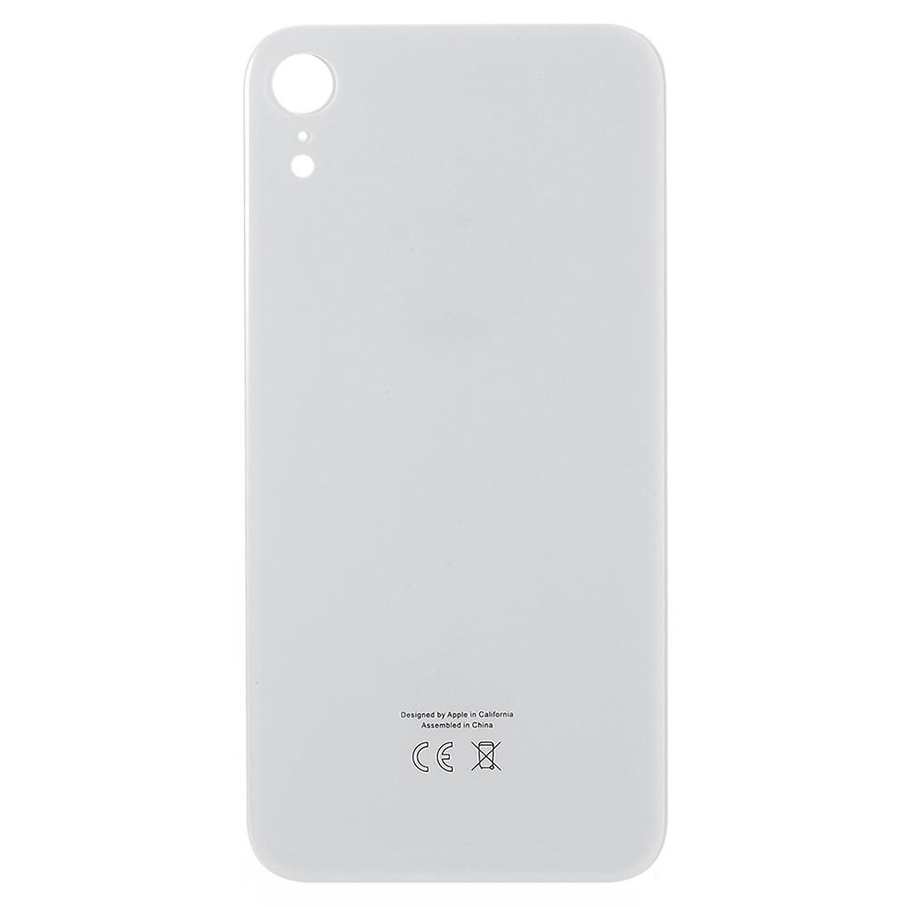 Задняя крышка аккумуляторного отсека для iPhone XR, запасная часть (Версия ЕС) (Большая Дыра)