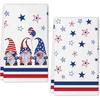Easter Kitchen Towel 18"x26" Gnome Holding Easter Egg Buffalo Check Plaid Dish Towels Spring Home Kitchen Decor Hand Towels Set of 2