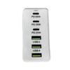Быстрая зарядная станция 160 Вт USB C с 3 портами USB C и 3 портами USB A, хаб с несколькими портами для Pad, смартфонов и других устройств