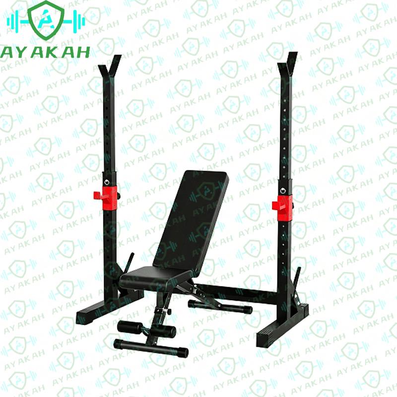 AYAKAH Multifunctional Squat Rack & Barbell Set