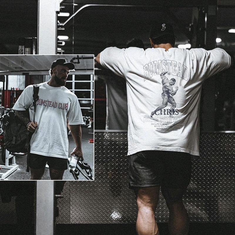 Retro 2026 Fitness Tshirt Oversize Gym Running Sport Tshirt Cotton Unisex Unisex Summer Luxury Brand Retro Loose Tee Unisex