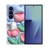 Чехол для Samsung Galaxy Z Fold 7 Прозрачный Жесткий Складной Роскошный Расписной Для Samsung Galaxy Z Fold7 Прозрачная Крышка ZFold 7 Fundas
