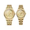 Pair Watch Pair Watch Popular Stylish Luminous Analog Display Calendar Day of the Week 3ATM Water Resistant Quartz Leisure Business Couple Fashion