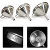 Funnel Set Funnel Liquid Dispenser Oil Silver Stainless Steel