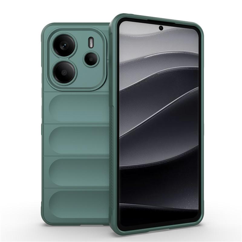 Для Redmi Note 14 4G 24117RN76G Глобальная Крышка Для Redmi Note 14 Чехол 6.67 дюйма Резиновый Ударопрочный Мягкий Силиконовый Защитный Бампер