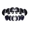 Блестящий набор Hip Hop Grillz с золотым покрытием для клыков - 6 зубов Крутые украшения