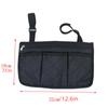 Folding Wheelchair Hanging Bag Multi-pocket Arm Rest Pouch Seat Armrest Side Storage Bag  Walker
