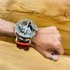 Brass Antique Sundial Engraved Compass Wristwatch Brass Sundial Compass Wristwatch