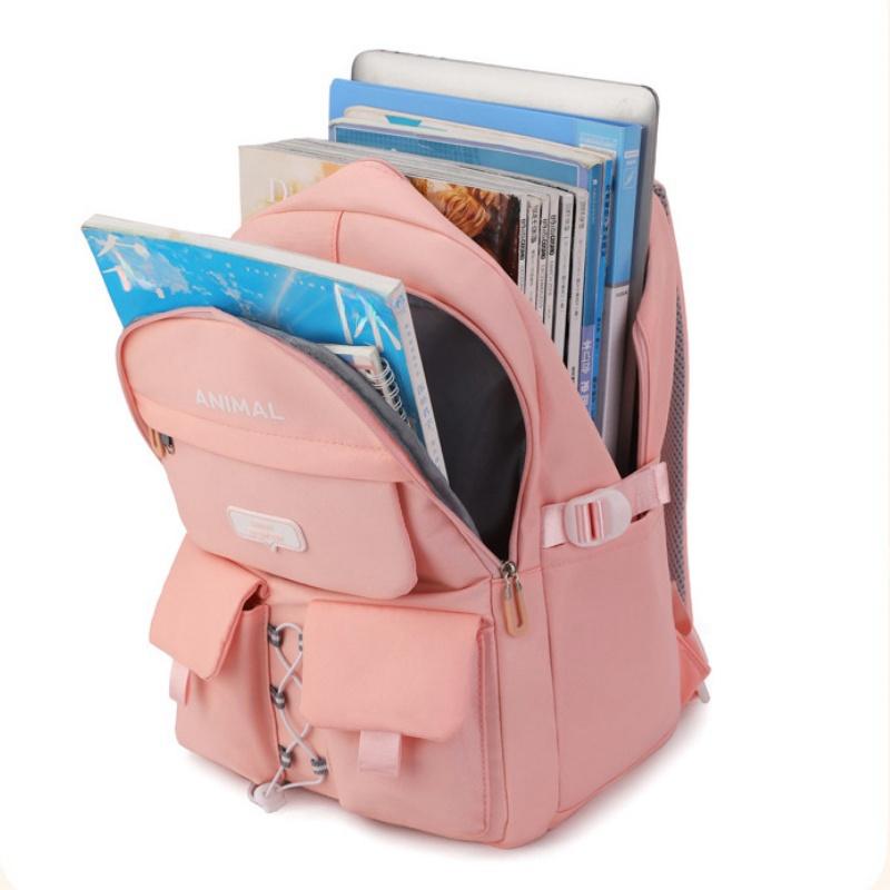 JLD новые высококачественные нейлоновые износостойкие школьные сумки для школьников младших классов, модные однотонные сумки, большой вместительный рюкзак для девочек-подростков