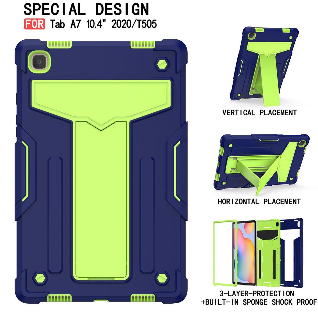 Защитный силиконовый чехол для планшета Samsung T515 с Т-образным кронштейном — защита от падений для планшета T507