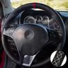 Car Accessories Hand Stitched Artificial  Leather Steering Wheel Cover For Alfa Romeo Giulietta 2010-2014 Mito 2008-2015