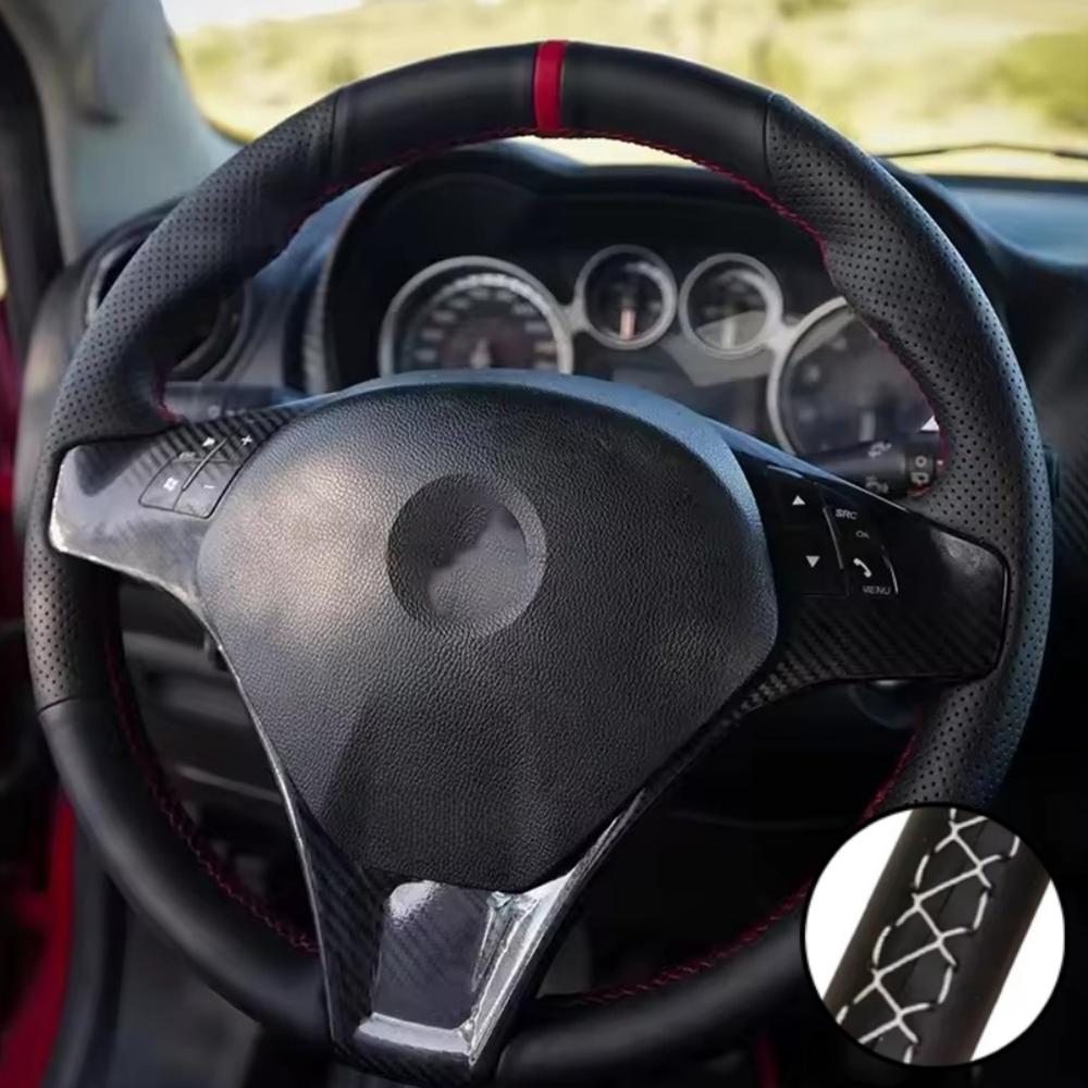 Car Accessories Hand Stitched Artificial Leather Steering Wheel Cover For Alfa Romeo Giulietta 2010-2014 Mito 2008-2015