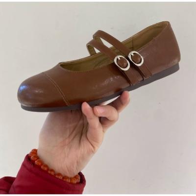 Новые туфли с круглым носком для женщин Готические белые балетки Мэри Джейн Женская летняя обувь Мокасины Черный Роскошный стиль Zapatos Mujer