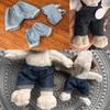 Fashion Doll Jeans Pants Handmade Doll Clothes Doll Accessories For 15/20cm Cotton Doll